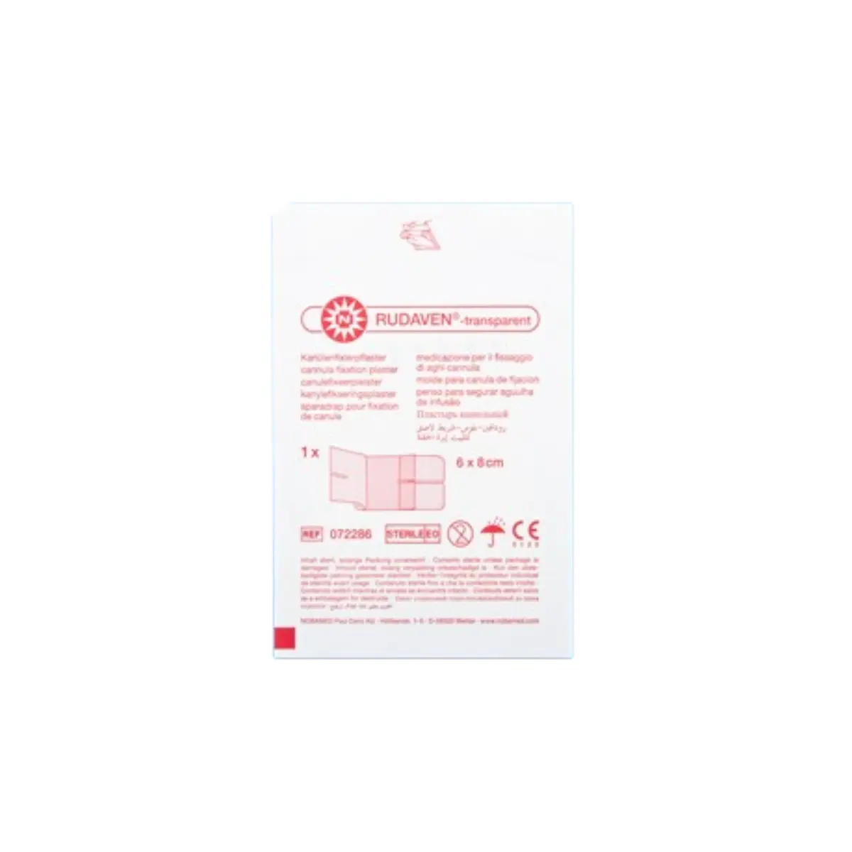Pansement de fixation pour canule RUDAVEN-transparent Pansement de fixation pour canule RUDAVEN-transparent