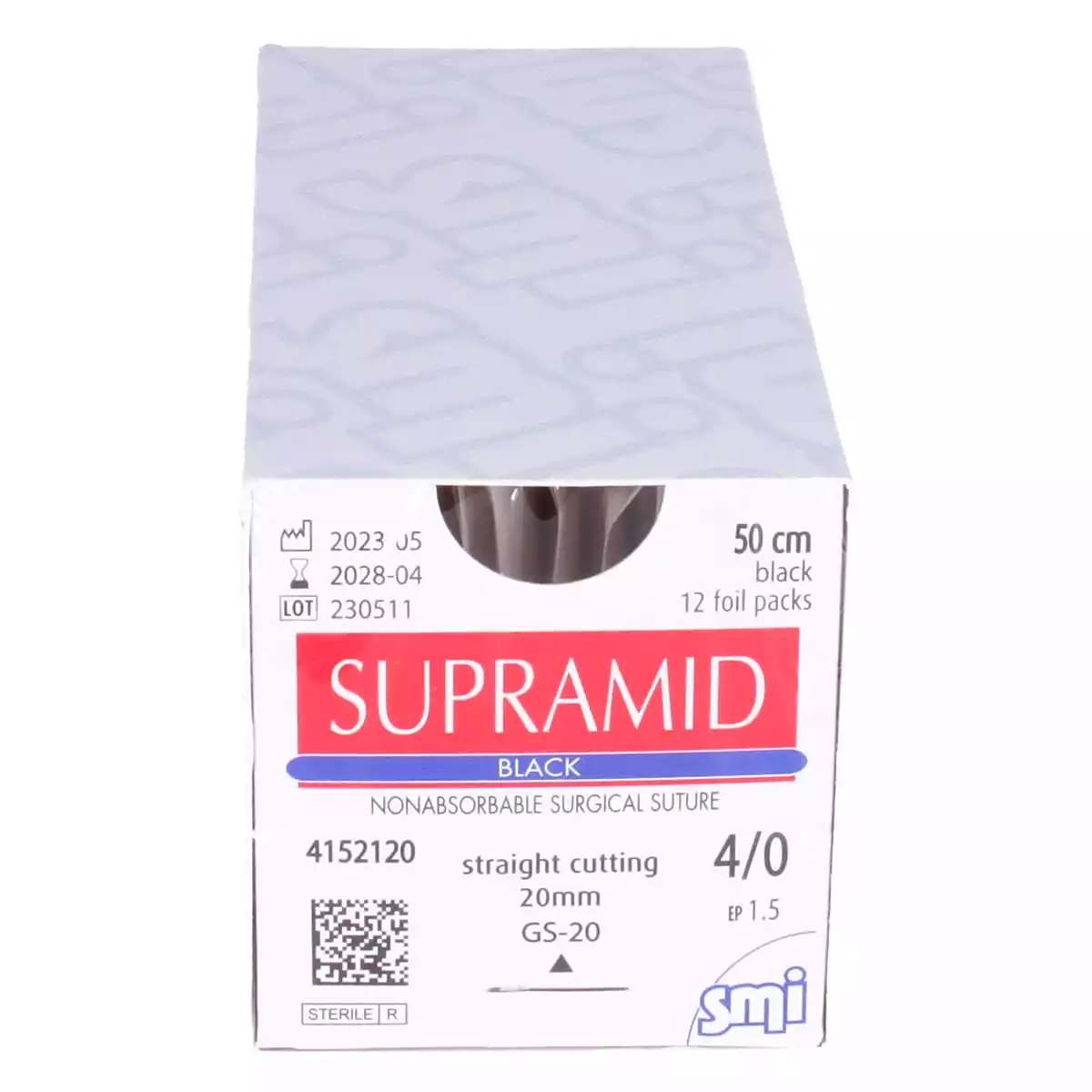  Supramide Zwart Nahtmateriaal