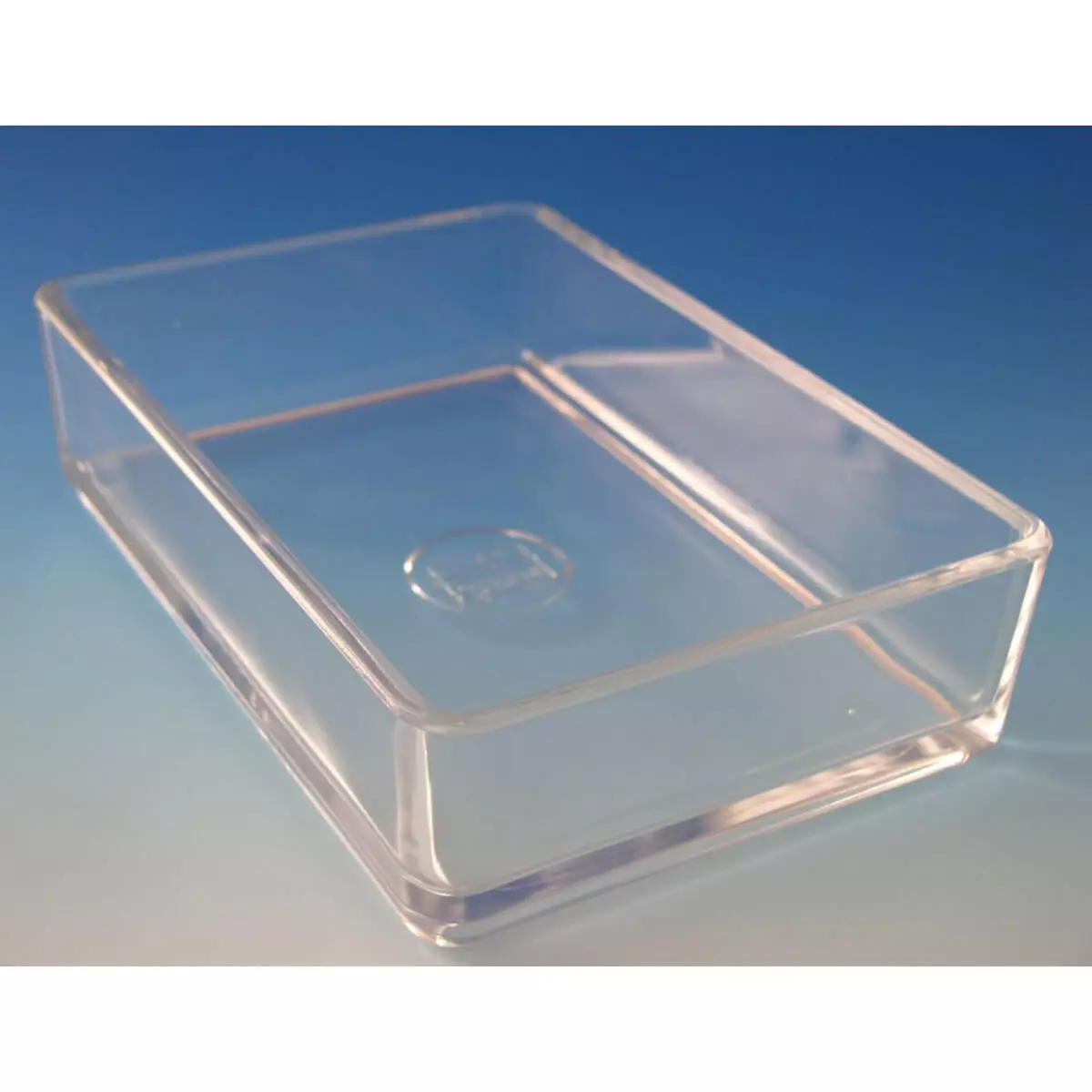  Instrumentenbakje glas met metalen deksel