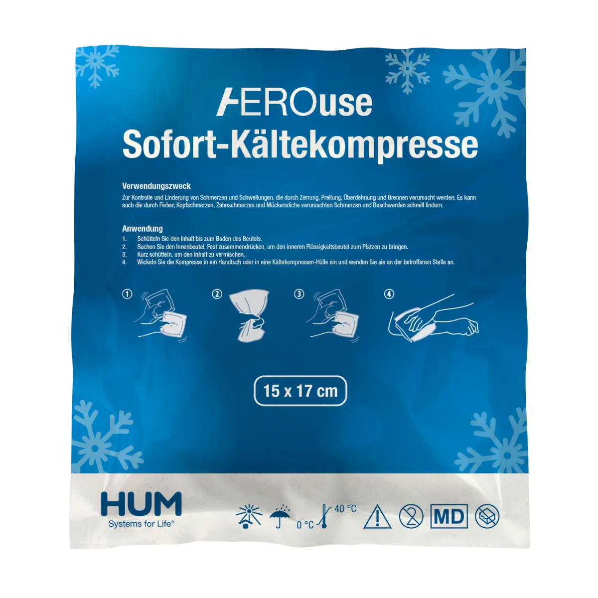  AEROuse Instant koud kompres 