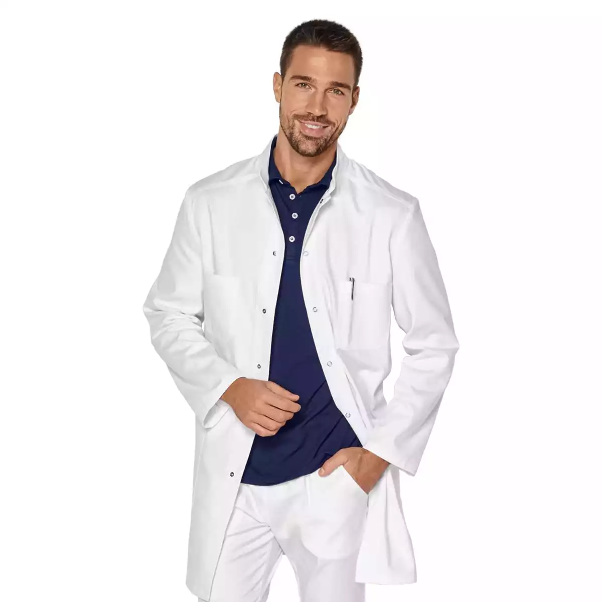  Doktersjas / labjas voor heren, wit