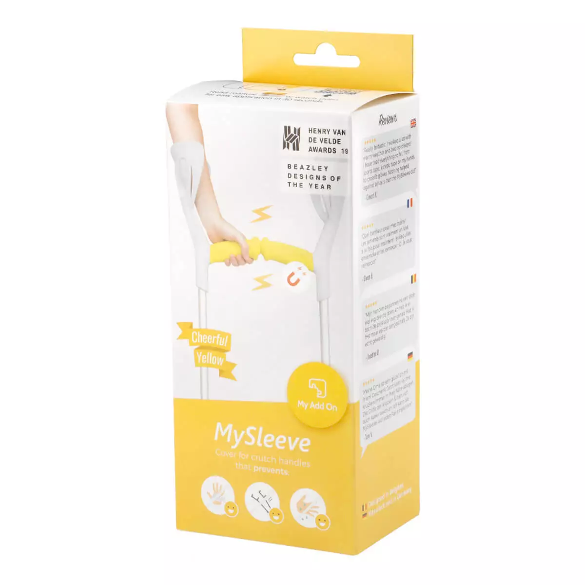 MySleeve kruk handvat hoes MySleeve kruk handvat hoes